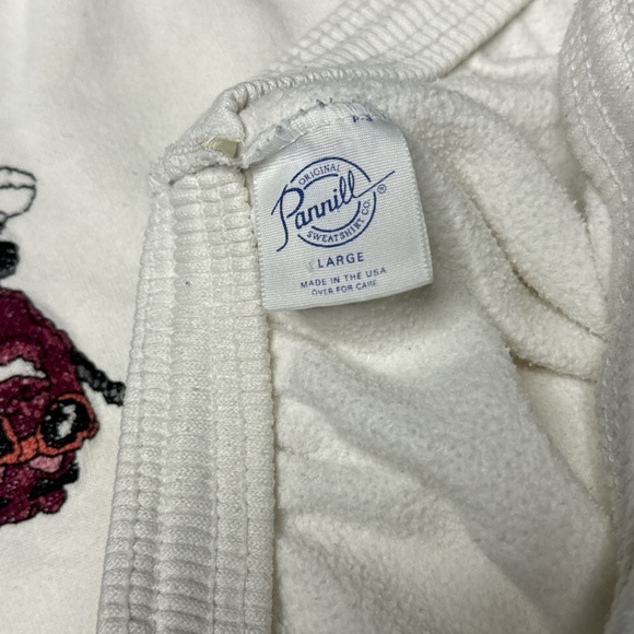 Vintage 89s California raisins embroidered sweatshirt and sweatpants set white - Picture 8 of 9